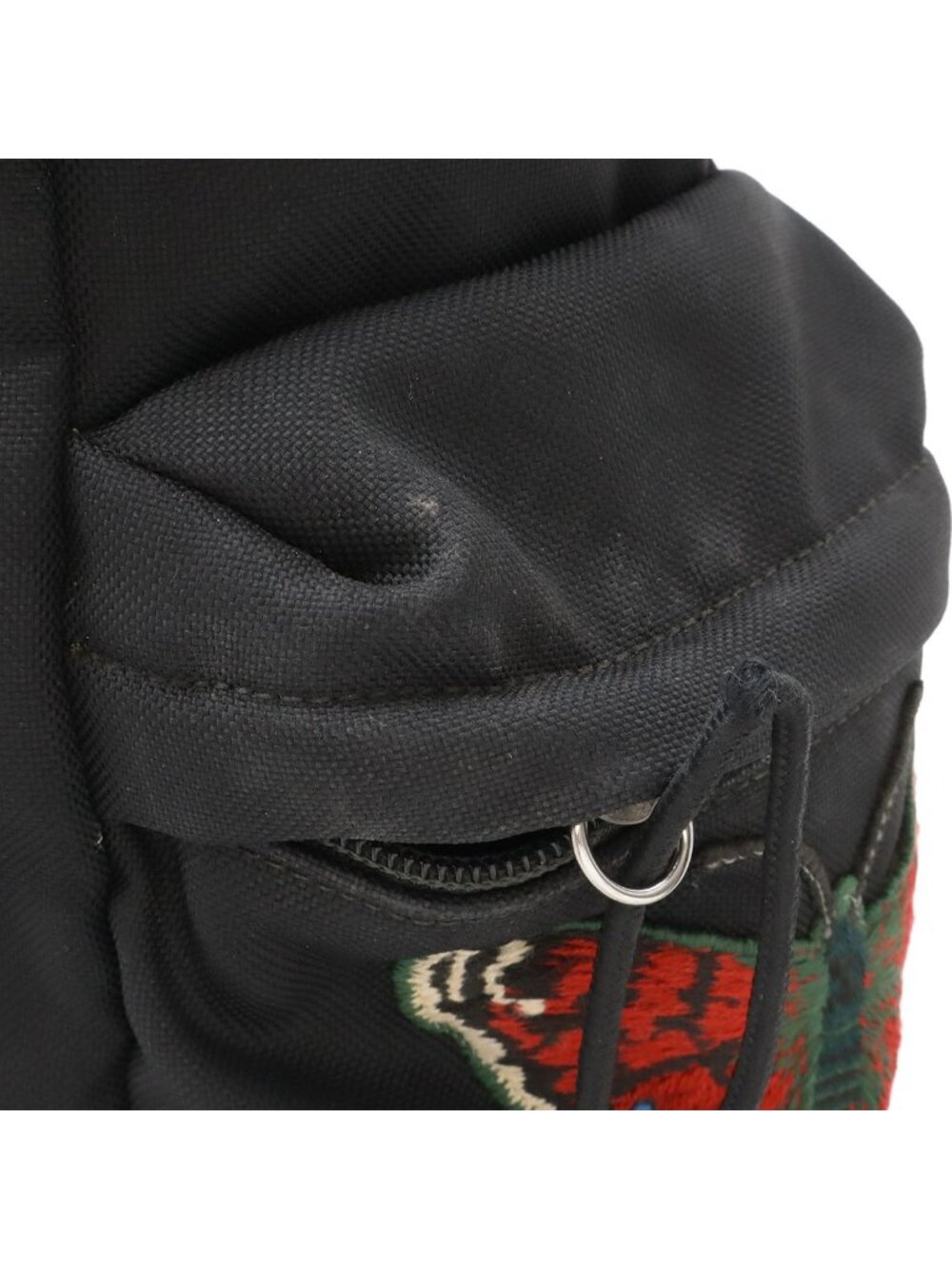 Gucci Sherry Line Embroidery Tiger Butterfly Flower Backpack Cat Head Leather - Picture 5 of 9